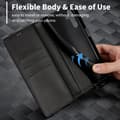 Pikkukuva 9 / 11: SKALO Samsung A56 5G LC.IMEEKE Carbon Fiber Lompakkokotelo - Musta