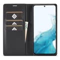 Pikkukuva 2 / 11: SKALO Samsung A56 5G LC.IMEEKE Carbon Fiber Lompakkokotelo - Musta