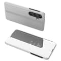 Miniatyrbillede 1 af 8: SKALO Samsung A56 5G Clear View Flip Cover - Sølv