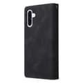Pikkukuva 7 / 7: SKALO Samsung A56 5G Zipper PU-Nahka Lompakkokotelo - Musta