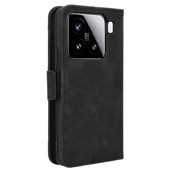 SKALO Xiaomi 15 6-LOKEROA Lompakkokotelo - Musta