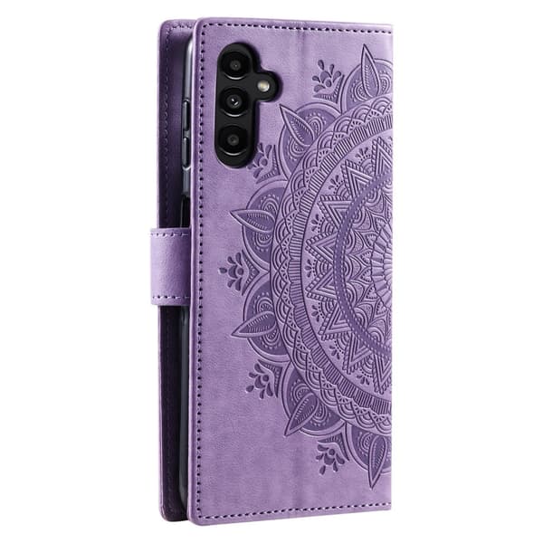 SKALO Samsung A56 5G Mandala Plånboksfodral - Lila