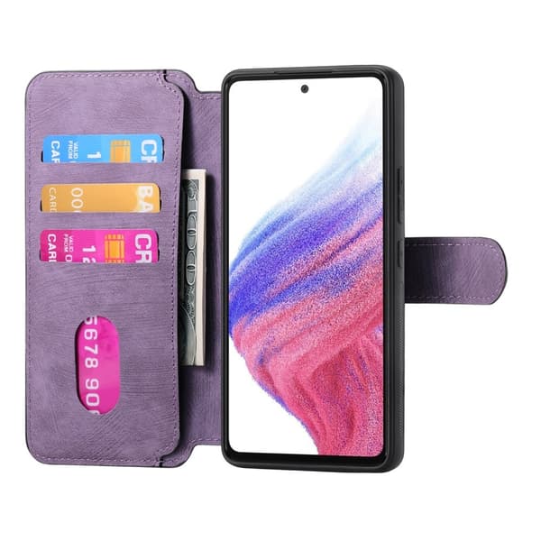 SKALO Samsung A56 5G CASENEO MW-03 Plånboksfodral - Lila