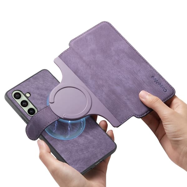 SKALO Samsung A56 5G CASENEO MW-03 Plånboksfodral - Lila