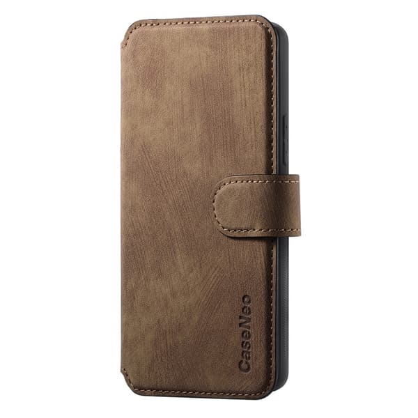 SKALO Samsung A56 5G CASENEO MW-03 Flip Cover - Brun