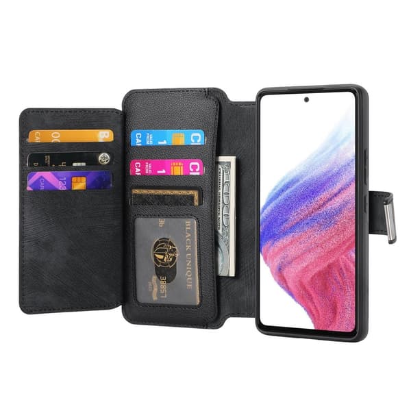 SKALO Samsung A56 5G CASENEO MW-02 Plånboksfodral - Svart