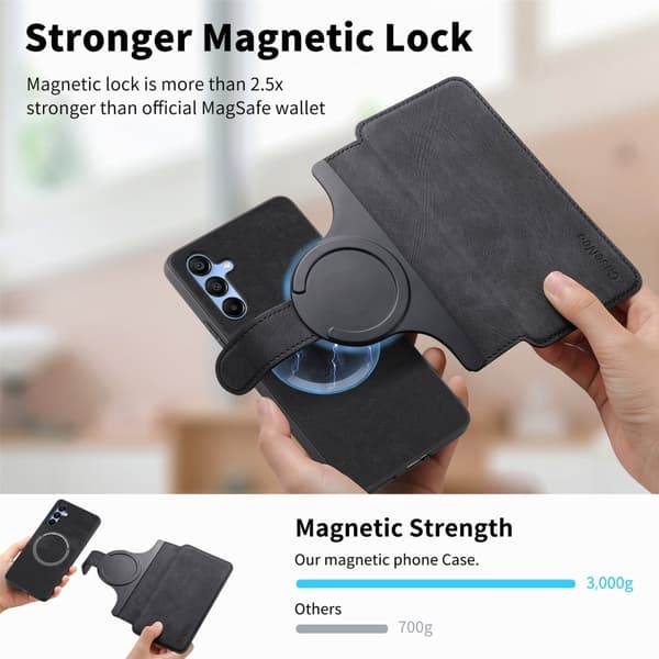 SKALO Xiaomi 15 CASENEO MW-03 Flip Cover - Sort
