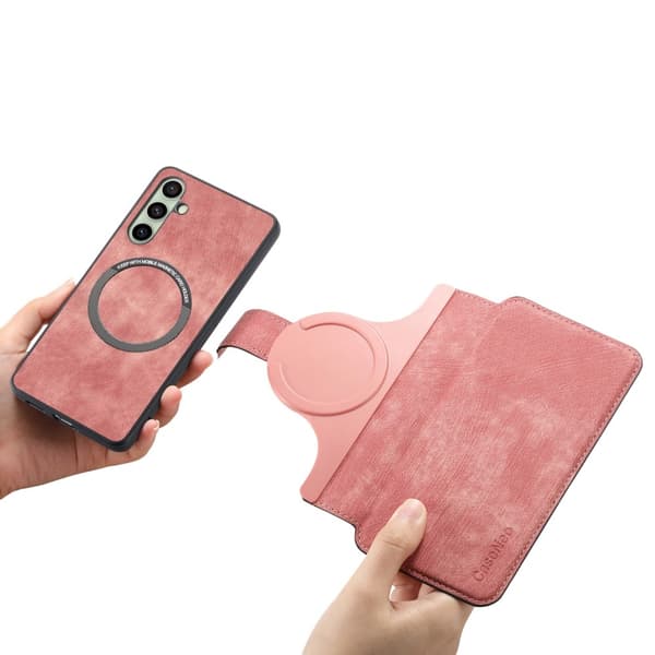 SKALO Samsung A56 5G CASENEO MW-03 Plånboksfodral - Rosa
