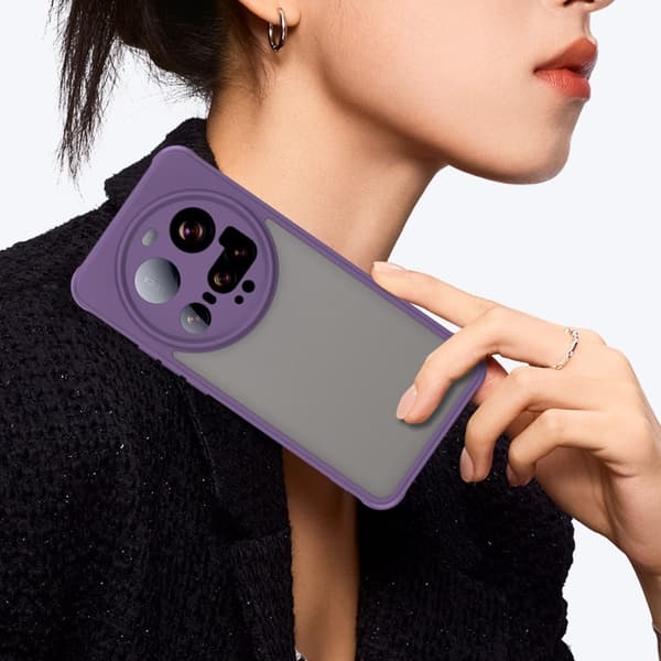 SKALO Xiaomi 15 Ultra 5G Color Bumper Frosted Skal - Lila