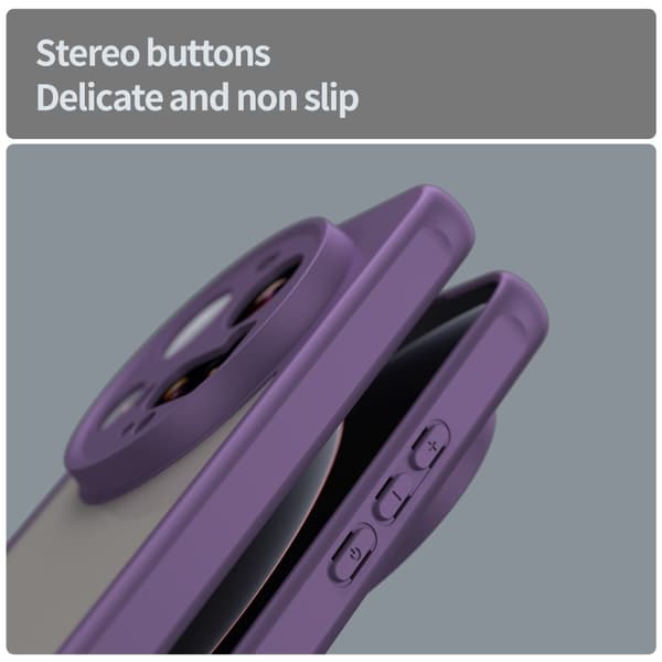 SKALO Xiaomi 15 Ultra 5G Color Bumper Frosted Skal - Lila
