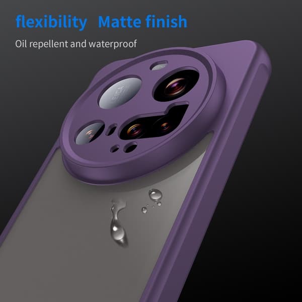 SKALO Xiaomi 15 Ultra 5G Color Bumper Frosted Skal - Lila