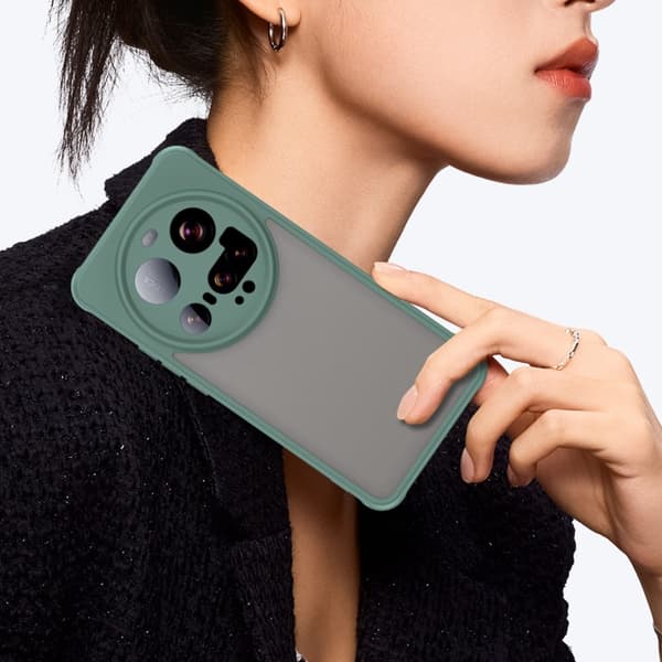 SKALO Xiaomi 15 Ultra 5G Color Bumper Frosted Cover - Grøn