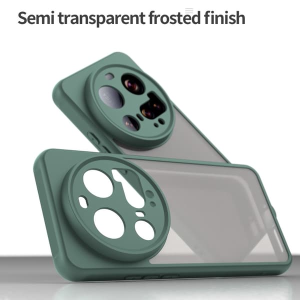 SKALO Xiaomi 15 Ultra 5G Color Bumper Frosted Cover - Grøn