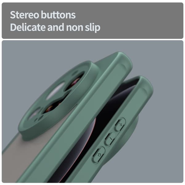 SKALO Xiaomi 15 Ultra 5G Color Bumper Frosted Cover - Grøn