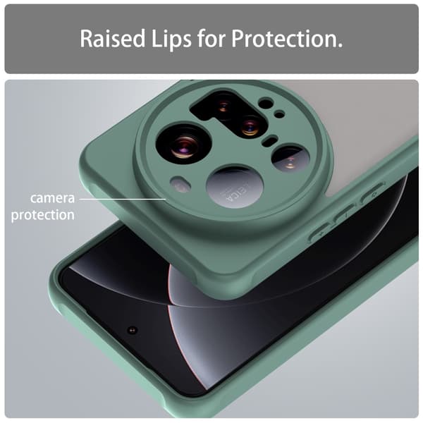 SKALO Xiaomi 15 Ultra 5G Color Bumper Frosted Cover - Grøn