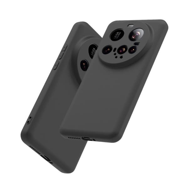 SKALO Xiaomi 15 Ultra 5G Matsort Ultratyndt TPU Cover - Sort