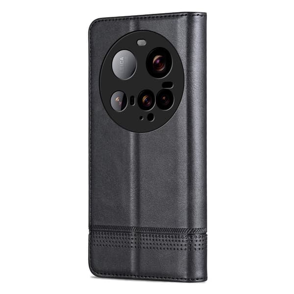 SKALO Xiaomi 15 Ultra 5G AZNS PU-Nahka Lompakkokotelo - Musta