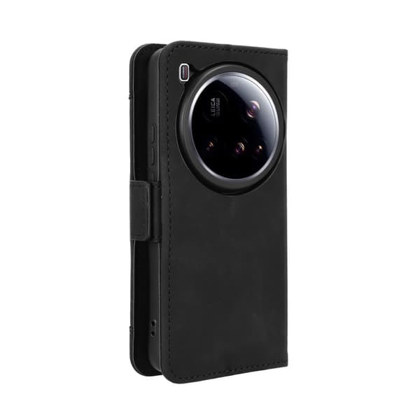 SKALO Xiaomi 15 Ultra 5G 6-LOKEROA Lompakkokotelo - Musta