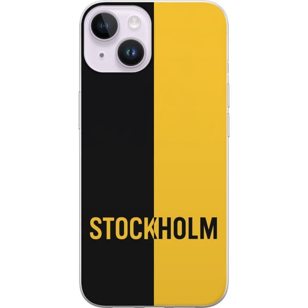 Apple iPhone 15 Plus Gjennomsiktig deksel Stockholm – fotball