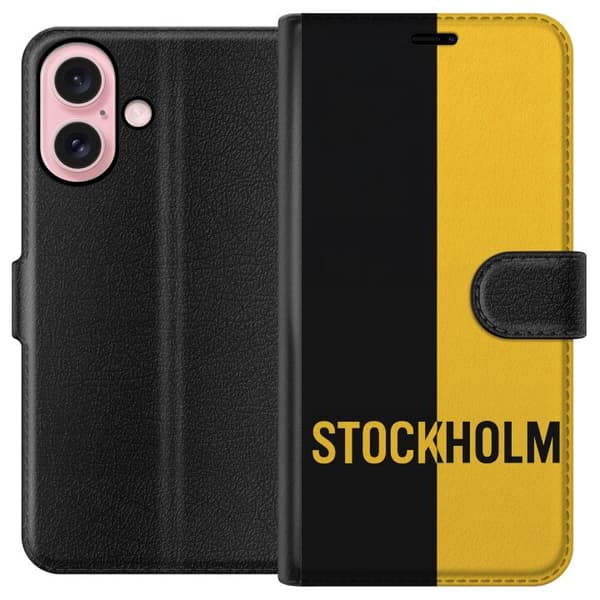Apple iPhone 16 Lompakkokotelo Stockholm – jalkapallo