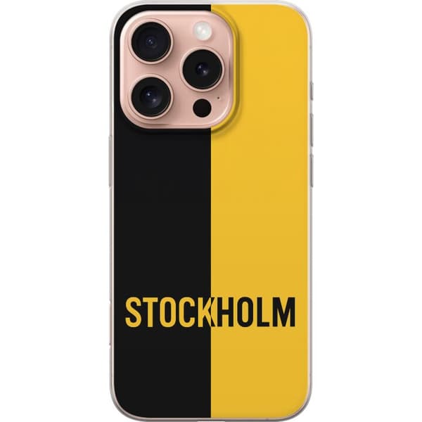 Apple iPhone 16 Pro Genomskinligt Skal Stockholm – fotboll