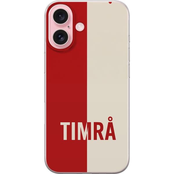 Apple iPhone 16 Läpinäkyvä kuori Timrå - Hockey