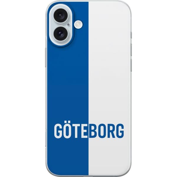Apple iPhone 16 Plus Läpinäkyvä kuori Göteborg - jalkapallo