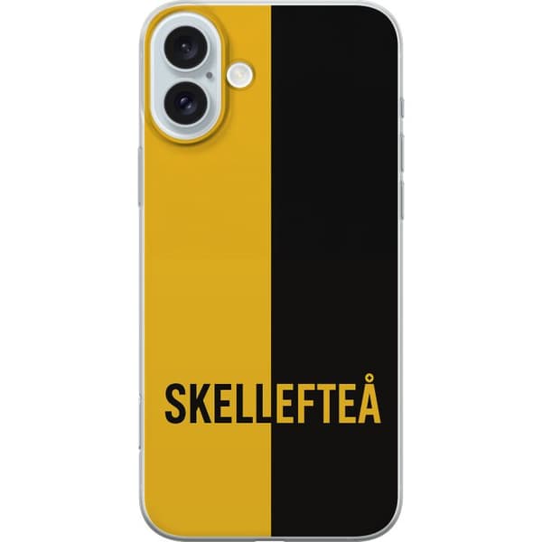 Apple iPhone 16 Plus Gennemsigtig cover Skellefteå – Hockey