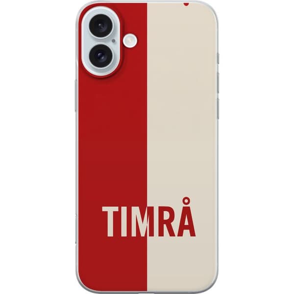 Apple iPhone 16 Plus Läpinäkyvä kuori Timrå - Hockey