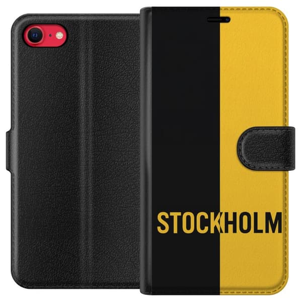 Apple iPhone SE (2022) Tegnebogsetui Stockholm – fodbold