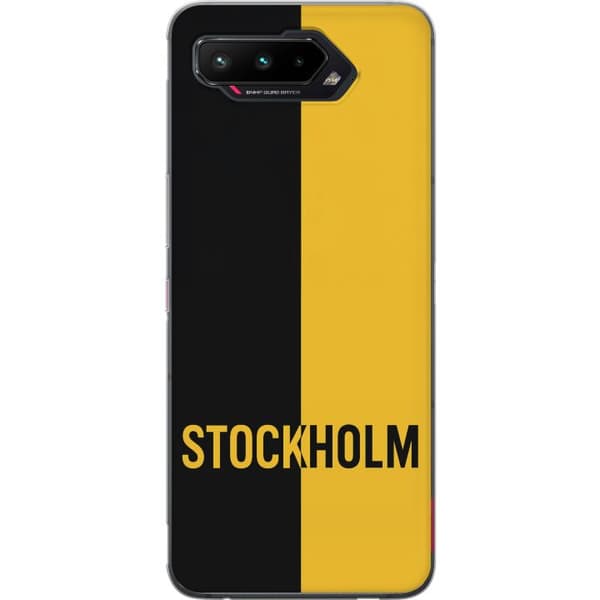 Asus ROG Phone 5 Läpinäkyvä kuori Stockholm – jalkapallo