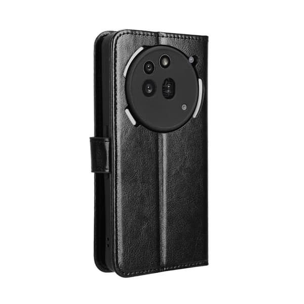 SKALO Nothing Phone (3a) Pro 5G PU-läder Plånboksfodral - Svart