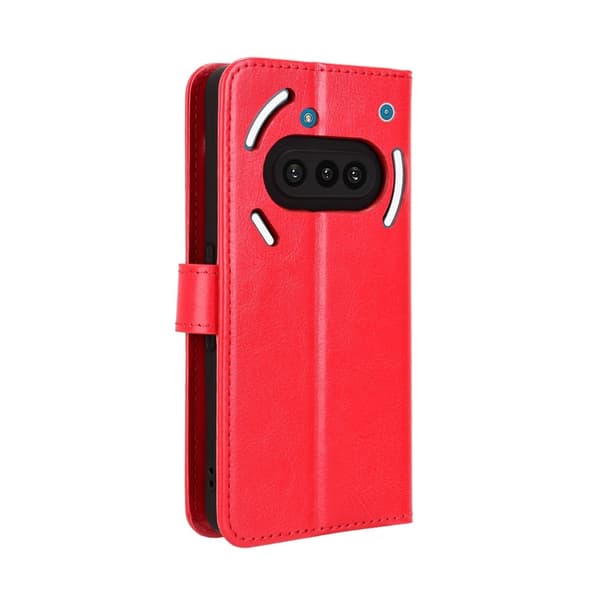 SKALO Nothing Phone (3a) 5G PU-läder Plånboksfodral - Svart