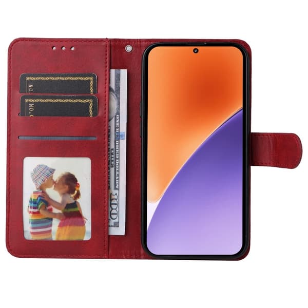 SKALO Xiaomi 15 PU-læder Flip Cover
