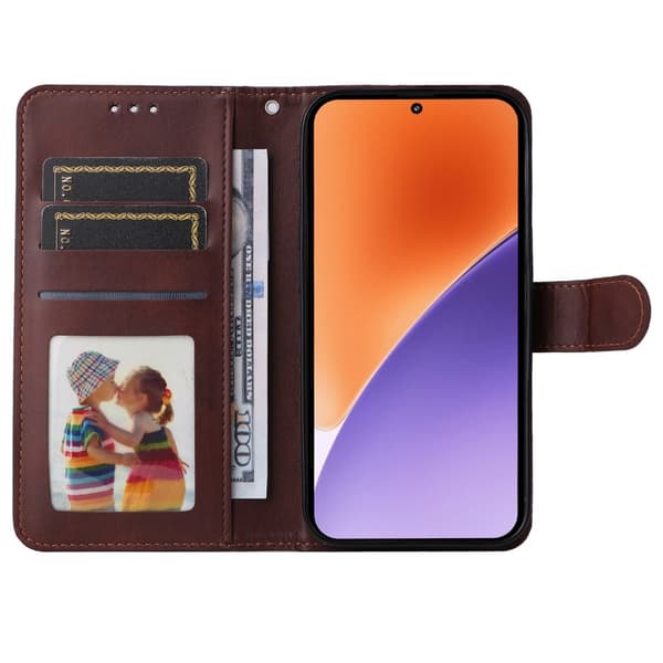 SKALO Xiaomi 15 PU-læder Flip Cover