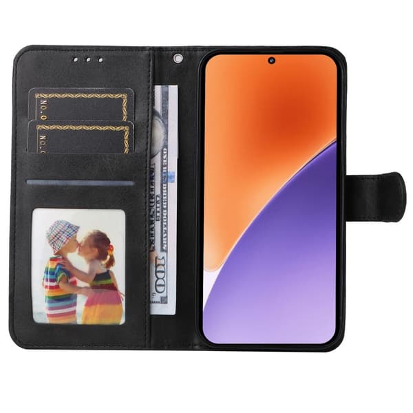 SKALO Xiaomi 15 PU-læder Flip Cover
