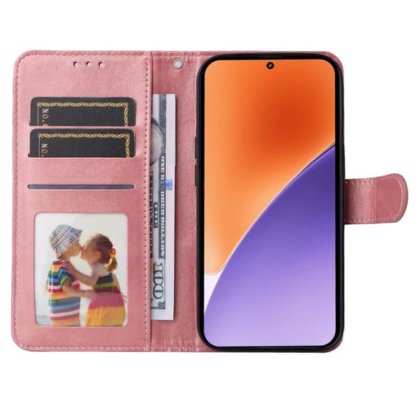 SKALO Xiaomi 15 PU-læder Flip Cover