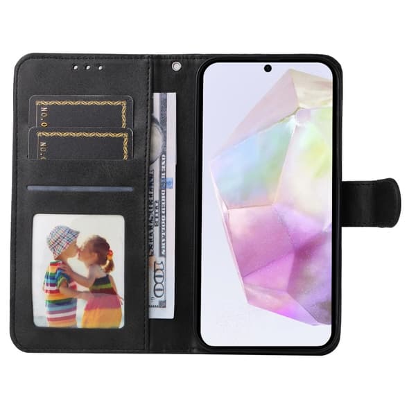 SKALO Samsung A56 5G PU-läder Plånboksfodral