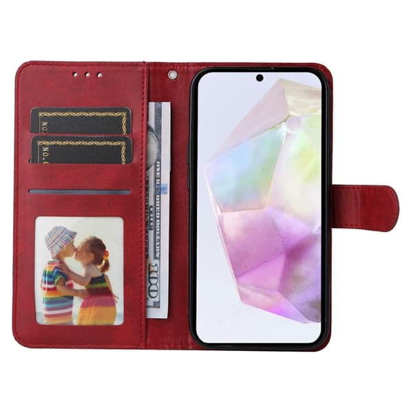 SKALO Samsung A36 5G PU-läder Plånboksfodral