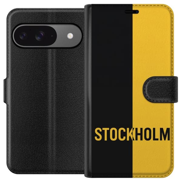 Google Pixel 9 Lompakkokotelo Stockholm – jalkapallo