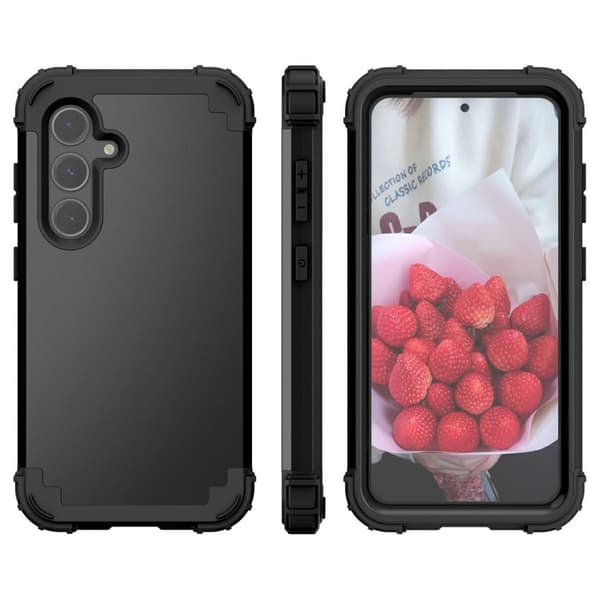 SKALO Samsung A56 5G Armor L-Style Cover - Sort