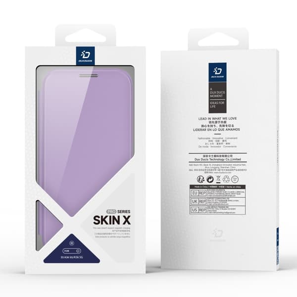 DUX DUCIS Samsung A36 5G Skin X Pro Flip Cover - Lilla