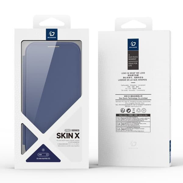 DUX DUCIS Samsung A36 5G Skin X Pro Flip Cover - Blå