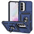 Pikkukuva 1 / 10: SKALO Samsung A56 5G Armor Metallirengas Kameraliukusuoja Suojakuori - Sininen