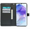 Miniatyrbillede 2 af 7: SKALO Samsung A56 5G 9-RUM Flip Cover - Sort