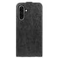 Miniatyrbillede 9 af 9: SKALO Samsung A56 5G Vertical Flip PU-Læder Flip Cover - Sort