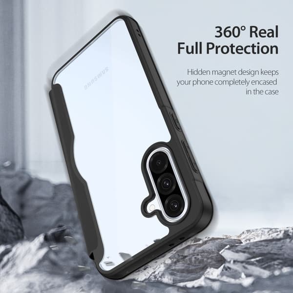 DUX DUCIS Samsung A56 5G Skin X Pro Plånboksfodral - Svart