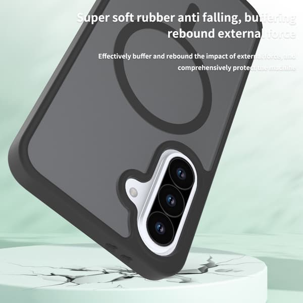 SKALO Samsung A56 5G Skin-touch Hybrid Skal - Lila