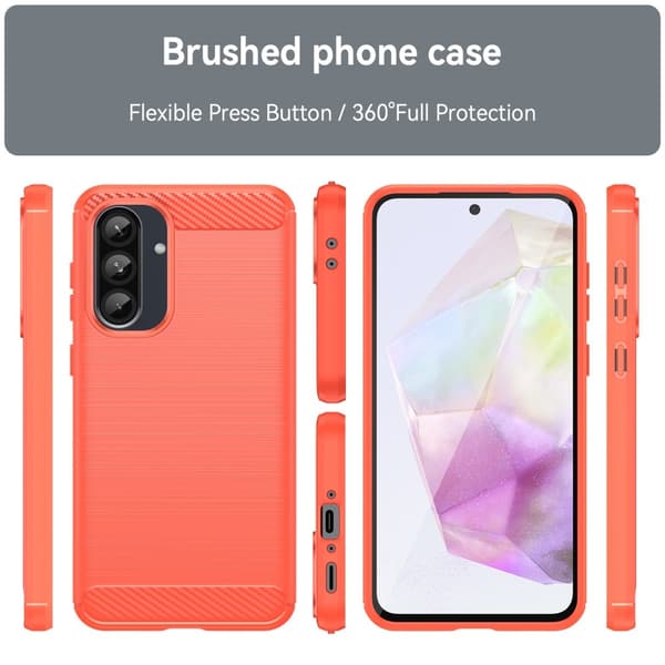 SKALO Samsung A56 5G Armor Carbon Skal