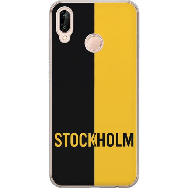 Huawei P20 lite Gennemsigtig cover Stockholm – fodbold